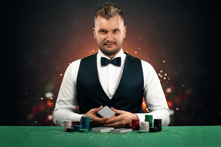Antarmuka Lucky Neko di platform angkabet124 menampilkan simbol dan taruhan